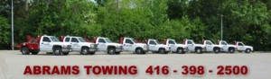 Fleet of Abrams Tow Trucks 