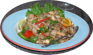 Thai Spicy Noodle Chicken