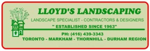 Lloyds Landscaping Banner