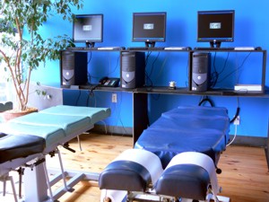 Treatment area at Vitko Chiropractic